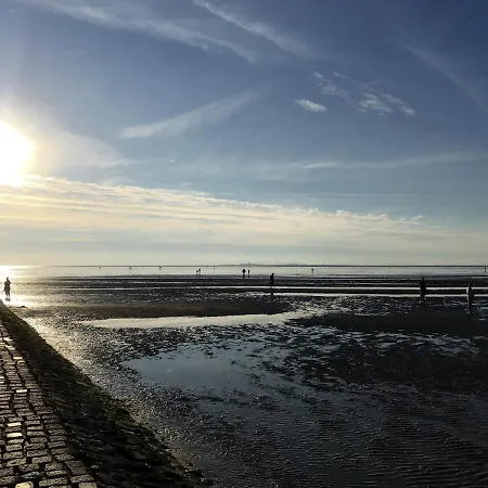 Luettje Huus Frieda Mit Strandkorb Am Von Mai Bis September 아파트 *